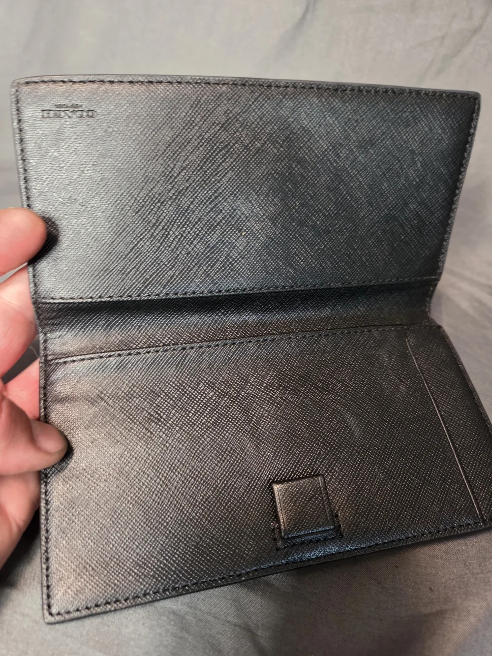 Coach Signature Canvas Gray/Black Wallet